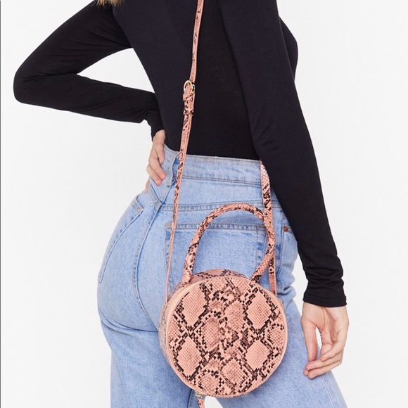 WANT Snake Me Proud Round Crossbody Bag - Picture 1 of 5